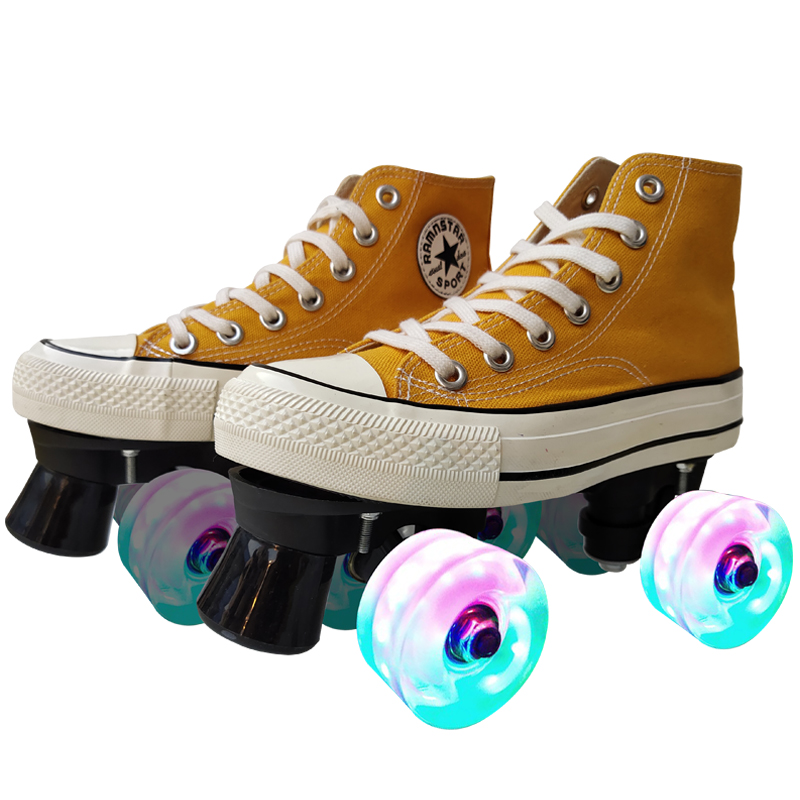 Yellow flash wheel (shoe pack)